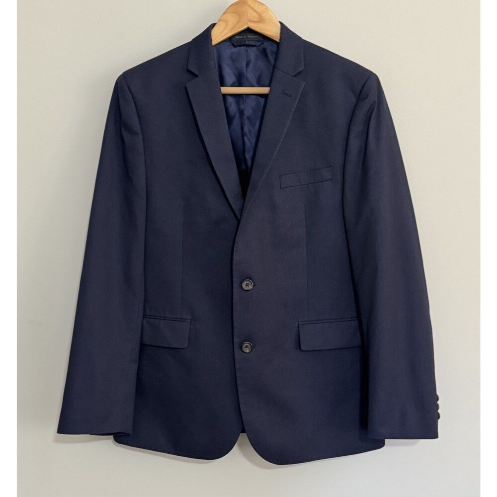 Polo Ralph Lauren Boys 20 Navy Blazer Sport Coat Suit Jacket University